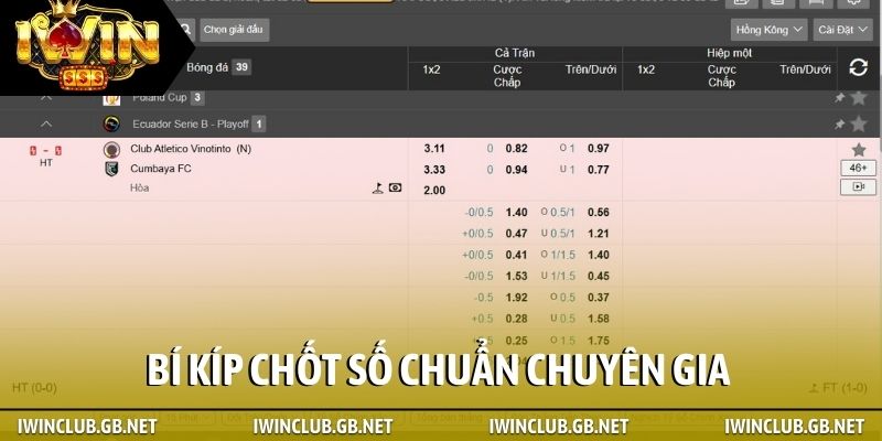 Bí kíp chốt số chuẩn chuyên gia