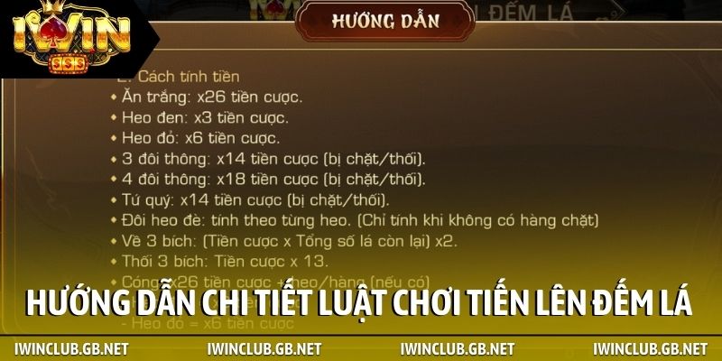 Hướng dẫn chi tiết luật chơi Tiến Lên Đếm Lá