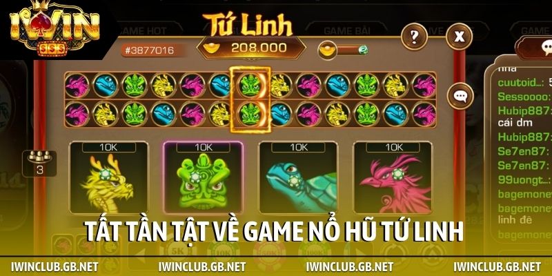 Tất tần tật về game Nổ hũ Tứ linh